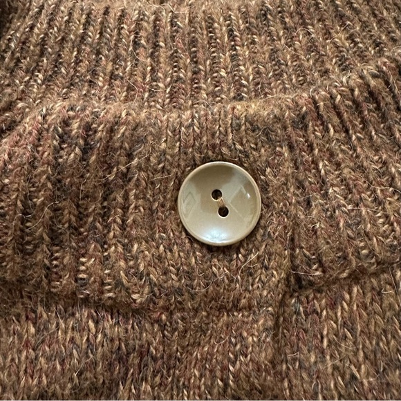 The Limited Longer Length Cardigan SZ Large Brown Chunky Wool Alpaca Blend EUC - Picture 4 of 10
